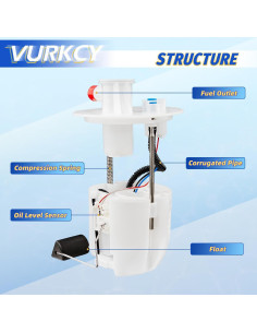 Bomba de Combustible Eléctrica Vurkcy 023 para Toyota Corolla 2009-2018 2