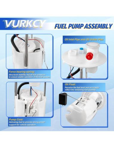 Bomba de Combustible Eléctrica Vurkcy 023 para Toyota Corolla 2009-2018