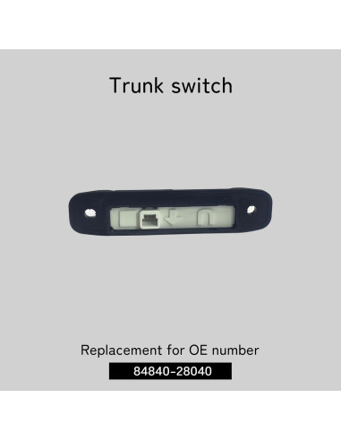 Interruptor de liberación de maletero RuiWen 84840-28040 Compatible con Lexus y Toyota