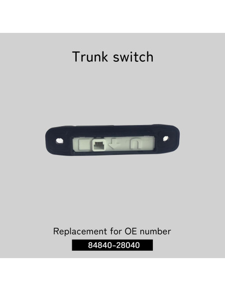 Interruptor de liberación de maletero RuiWen 84840-28040 Compatible con Lexus y Toyota