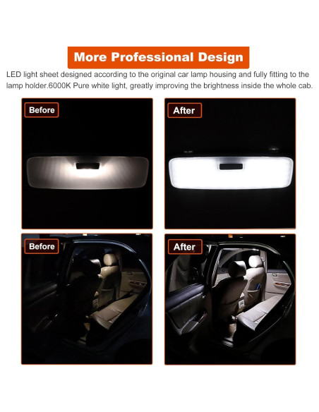 Luz LED Interior Toyota ZEN HON 6000K para Tacoma RAV4 BZ4X