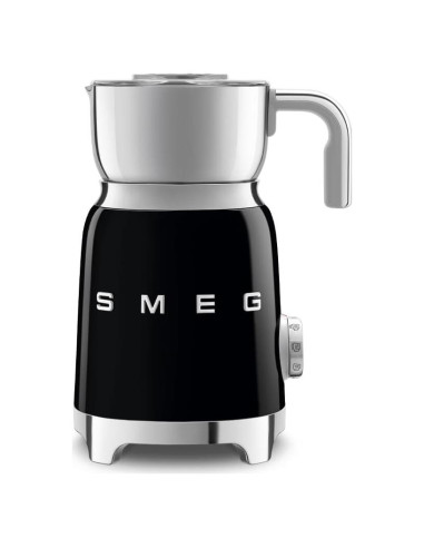 Espumador de Leche Smeg MFF01 Negro 500W Acero Inoxidable