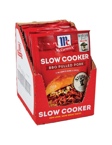 Mezcla Sazonador Cerdo Desmenuzado McCormick 45.36 g (Paquete de 12)