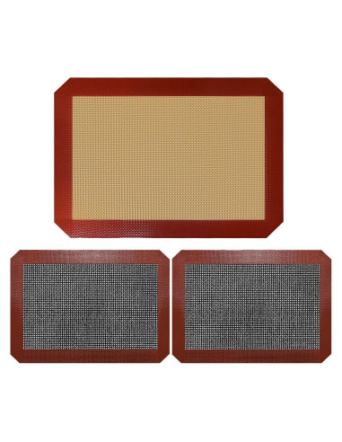 Set de Alfombrillas de Silicona VCHOMY para Hornear 3 Piezas