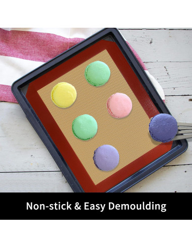 Set de Alfombrillas de Silicona VCHOMY para Hornear 3 Piezas