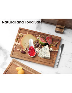 Juego de 3 Tablas de Cortar de Madera de Acacia Fibogollo 2