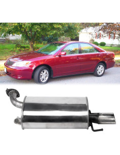 Silenciador de Escape Kucaruce Acero Inoxidable Toyota Camry 2002-2005 2