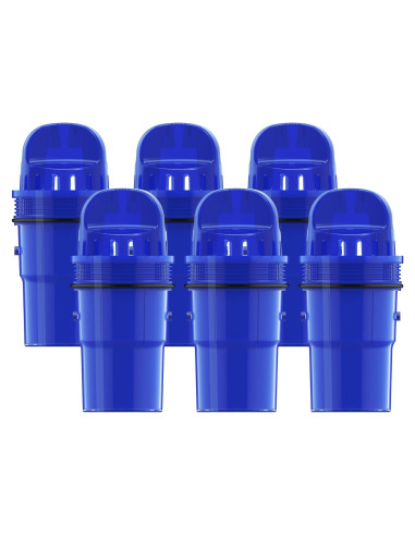 6 Filtros de Agua AQUA CREST para Jarras PUR, Certificado NSF