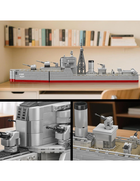 Conjunto de Construcción Acorazado Mould King 10133 1815 Piezas
