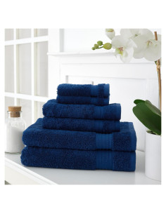 Juego de Toallas de Baño Martha Stewart 6 Piezas Algodón Egipcio