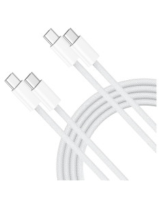 Cable de Carga USB C a C Belcompany 6FT 60W Paquete de 2