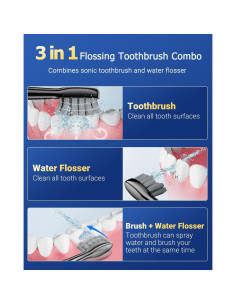 Cepillo de Dientes Eléctrico Ducard con Irrigador Bucal 500mL 2