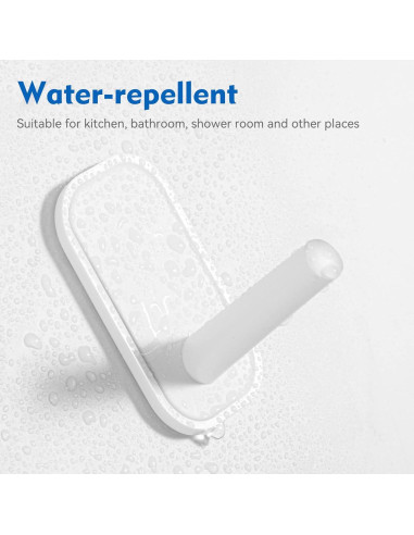 Ganchos Adhesivos INNPLUS Alta Resistencia Paquete de 6