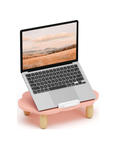 Soporte para Laptop Ajustable AFOOYO Nube Rosa 10-17.3"