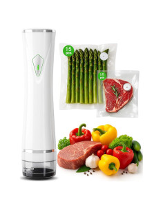 Sellador de Vacío HXTech JM-S60 Portátil Automático con 30 Bolsas