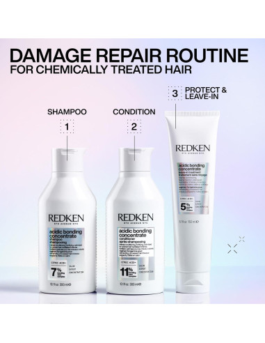 Champú Redken Acidic Bonding Concentrate 300ml - Sin Sulfatos
