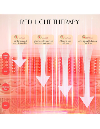 Máscara de Terapia de Luz Roja Photonstar LED Facial 660nm 850nm
