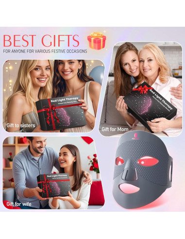 Máscara de Terapia de Luz Roja Photonstar LED Facial 660nm 850nm
