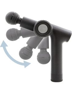 Pistola de Masaje R2PRO con Cabeza Calentada y 6 Accesorios 2