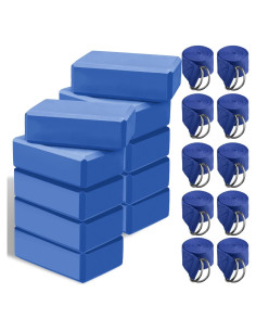 Conjunto de Yoga Outus 20 Piezas Bloques y Correas EVA