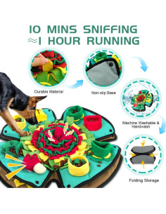 Alfombra de Olfateo AWOOF para Perros 50x50cm Interactiva 2