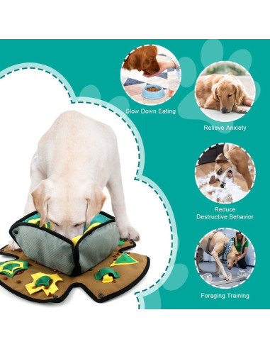 Alfombra de Olfateo AWOOF para Perros 50x50cm Interactiva