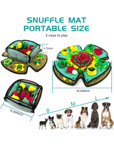 Alfombra de Olfateo AWOOF para Perros 50x50cm Interactiva