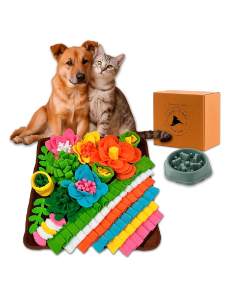 Alfombra de Olfato y Cuenco de Alimentación Lenta Snuffle 39cm Alfombra de Olfato y Cuenco de Alimentación Lenta Snuffle 39cm