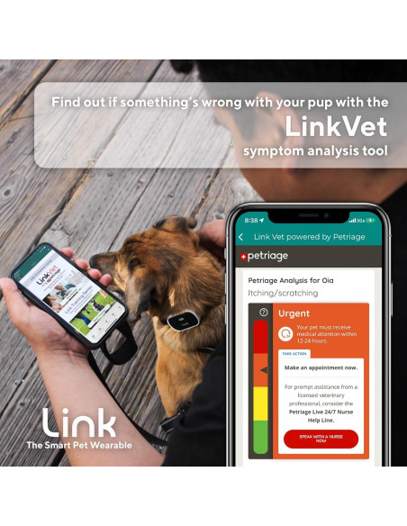 Rastreador GPS para Perros Link My Pet - Salud y Actividad