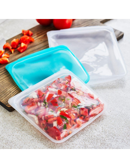 Bolsa de Silicona Reutilizable Stasher M Transparente 368g