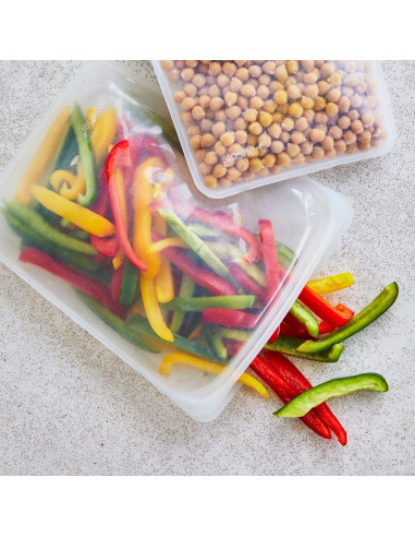 Bolsa de Silicona Reutilizable Stasher M Transparente 368g