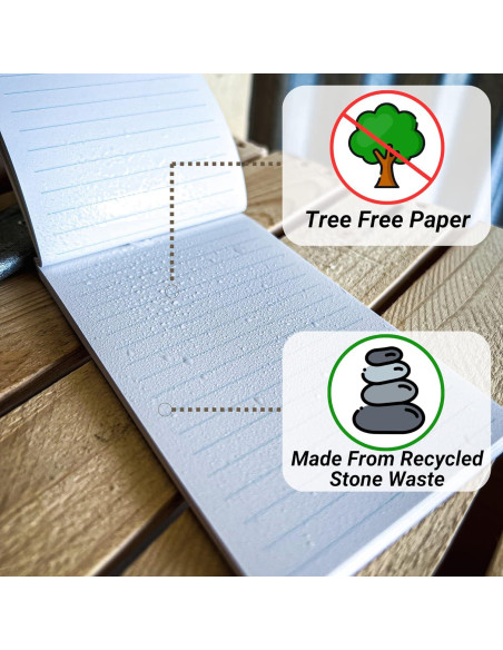 Cuadernos Portage - Paquete de 4 Cuadernos Impermeables 7.6x12.7 cm