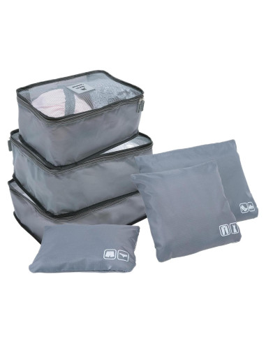 Juego de Viaje GForce 6 Piezas - Bolsas y Cubos de Embalaje