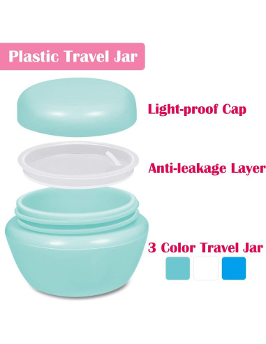 Set de Botellas de Viaje Selizo 9 Piezas Silicona y Plástico