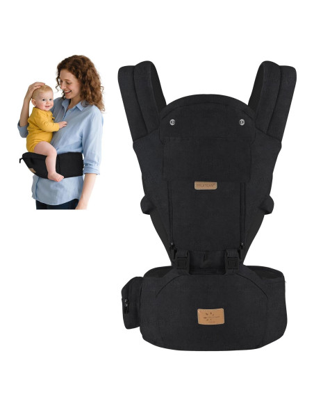 Portabebés FRUITEAM 6-en-1 Ajustable con Asiento de Cadera