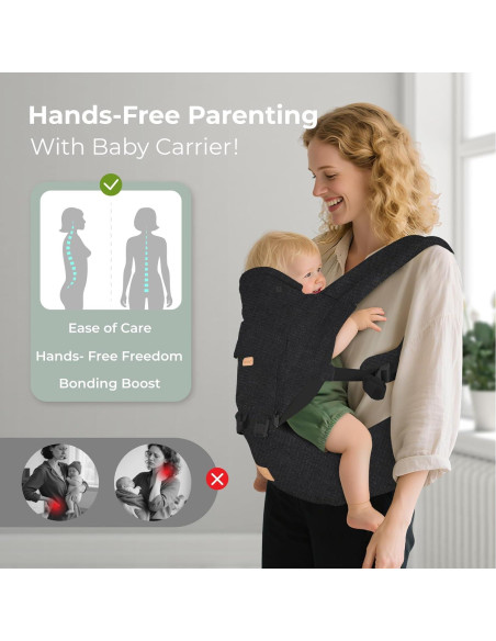 Portabebés FRUITEAM 6-en-1 Ajustable con Asiento de Cadera