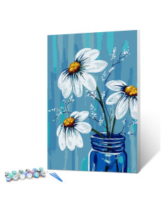 Kit de Pintura por Números Ginkko 9x12 cm con Marco y Acrílicos