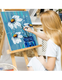 Kit de Pintura por Números Ginkko 9x12 cm con Marco y Acrílicos 2