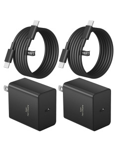 Cargador USB Tipo C 45W Rápido 2-Pack con Cable 3m Samsung