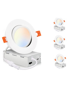 Luz Empotrada LED CLOUDY BAY 4" 10W 650LM 5 Temperaturas