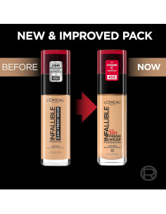 Base de Maquillaje L'Oreal Paris Infallible 32H 495 Ámbar 29.57 ml 2