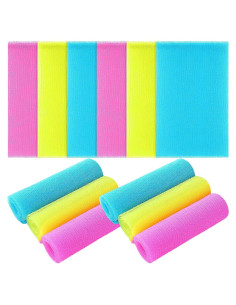 Toalla Exfoliante de Baño Tatuo 12 Piezas 30x90 cm