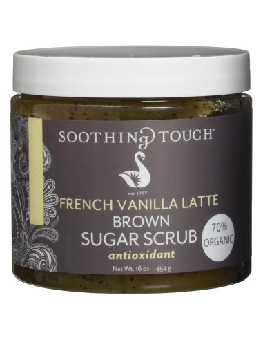 Exfoliante de Azúcar Moreno Orgánico Toque Calmante Vainilla 453g