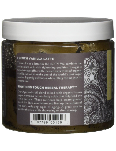 Exfoliante de Azúcar Moreno Orgánico Toque Calmante Vainilla 453g