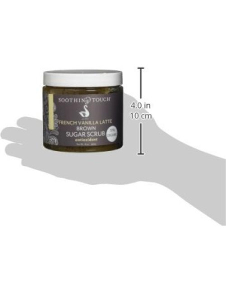 Exfoliante de Azúcar Moreno Orgánico Toque Calmante Vainilla 453g