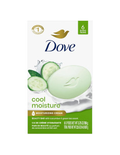Jabón de Belleza Dove Hidratante Fresca 106.3g Pepino & Té Verde