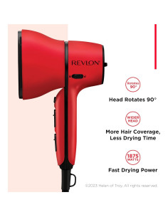 Secador de Pelo Revlon 1875W con Difusor y Control de Flujo 2