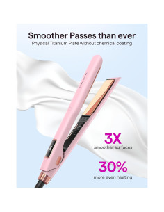 Plancha de Pelo Profesional Wavytalk S16 2 en 1 Titanio 3 cm 2