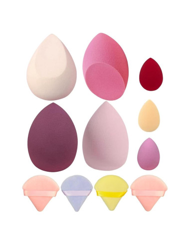Paquete de 11 Esponjas de Maquillaje Fresh Up - Veganas y Reutilizables