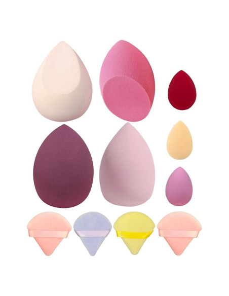 Paquete de 11 Esponjas de Maquillaje Fresh Up - Veganas y Reutilizables